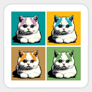 Munchkin Cat Pop Art - Cat Lovers Sticker